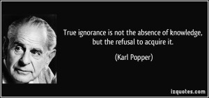 Most of the 'Current Ignorance' Is Feigned. The Facts Are Available, But For Those That Will NOT See.