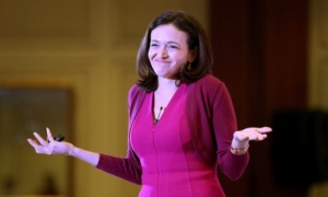Facebook COO Sheryl Sandberg in India